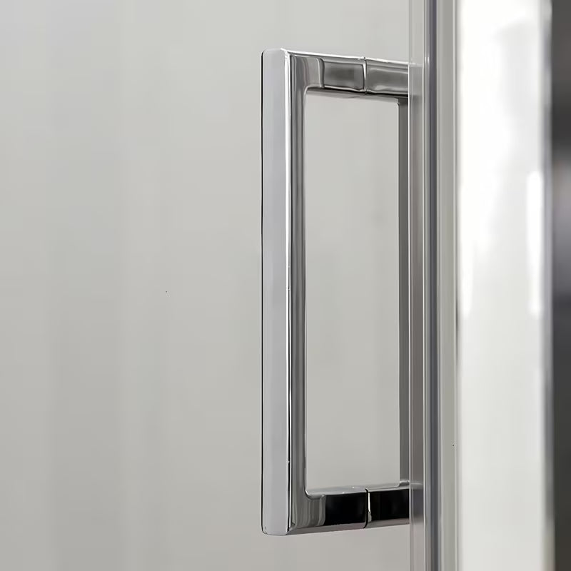 Posuvné sprchové dveře Roth Ambient Line 140 cm v lesklém chromu s čirým sklem do niky.