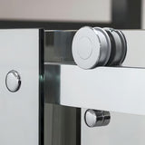 Roth Ambient Line posuvné sprchové dveře do niky 150 cm v lesklém chromu s čirým sklem