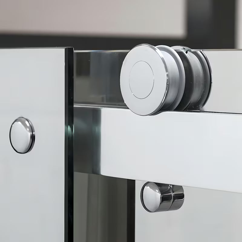 Roth Ambient Line posuvné sprchové dveře do niky 150 cm v lesklém chromu s čirým sklem