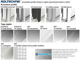 Roth Ambient Line posuvné sprchové dveře do niky 150 cm v lesklém chromu s čirým sklem