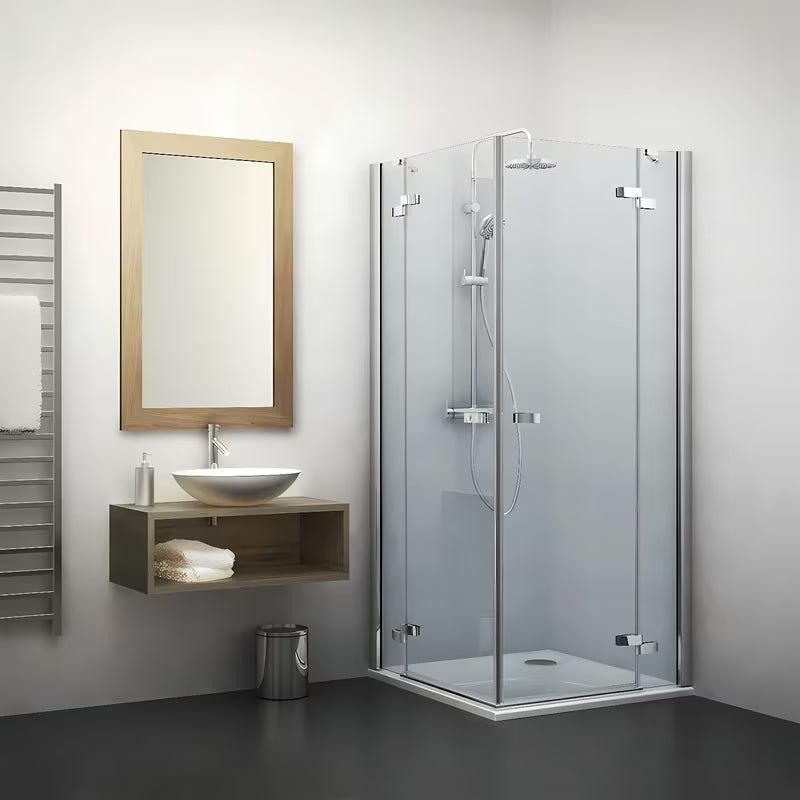 Roth Elegant Line sprchové dveře 110 cm v lesklém chromu, levé provedení, čiré sklo bez dekoru