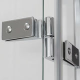 Roth Elegant Line sprchové dveře 110 cm v lesklém chromu, levé provedení, čiré sklo bez dekoru