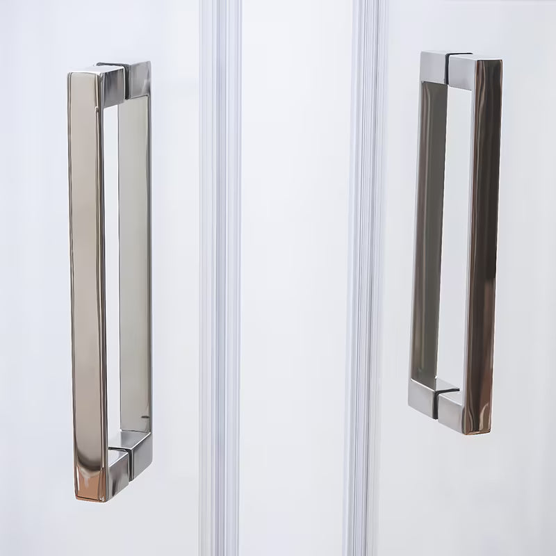 Roth Elegant Neo Line bezrámové sprchové dveře 120 cm v lesklém chromu s čirým sklem