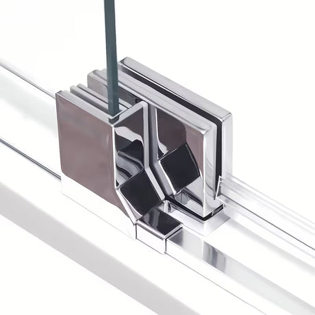 Roth Elegant Neo Line bezrámové sprchové dveře 120 cm v lesklém chromu s čirým sklem