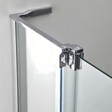 Roth Elegant Neo Line bezrámové sprchové dveře 90 cm v lesklém chromu s čirým sklem