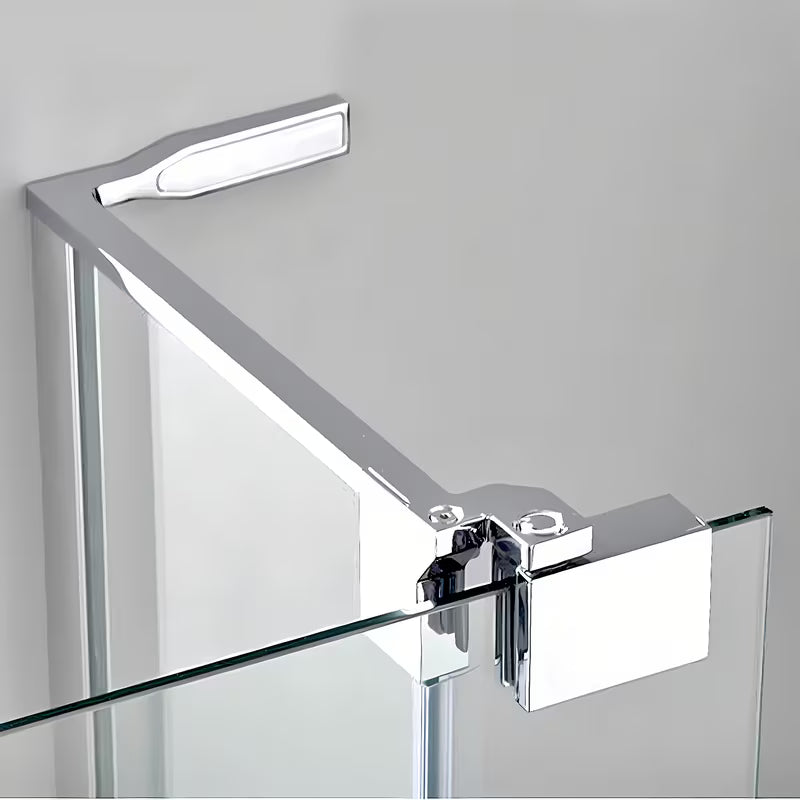 Roth Elegant Neo Line bezrámové sprchové dveře 90 cm v lesklém chromu s čirým sklem