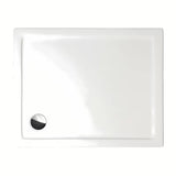Obdélníková sprchová vanička Roth Flat Kvadro 80x90 cm z bílého akrylátu s nízkým nástupem