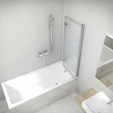 Obdélníková akrylátová vana Roth Kubic Neo 160x80 cm v moderním designu
