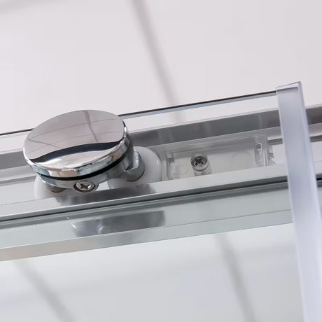 Posuvné sprchové dveře Roth Lega Line 130 cm v lesklém chromu s transparentním sklem