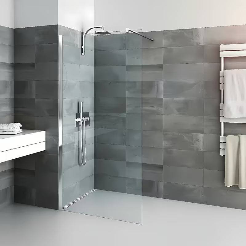 Roth Walk In Line sprchová zástěna Walk-In 80 cm v lesklém chromu s transparentním dekorem