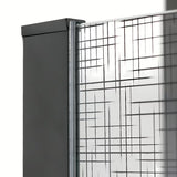 Roth Walk In Line sprchová zástěna Walk-In 80 cm v lesklém chromu s transparentním dekorem
