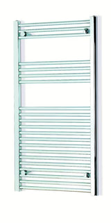 Kombinovaný koupelnový radiátor S-Line 600 x 1118 mm v chromovém provedení s rovným profilem.