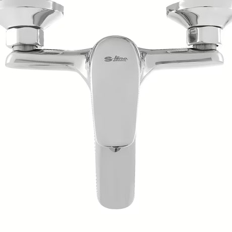 Páková nástěnná vanová baterie S-Line S-line Pro v chromovém provedení se zaobleným designem