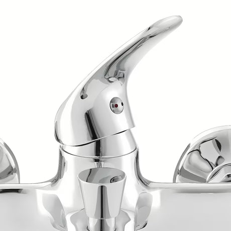 Páková nástěnná vanová baterie S-Line S-line Pro v chromovém provedení se zaobleným designem
