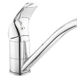 Chromová dřezová baterie S-Line S-Line Pro s otočným ramínkem a pákovým ovládáním.