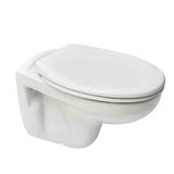 Bílé závěsné WC SIKO S-Line Pro bez splachovacího okruhu s vodorovným odpadem.