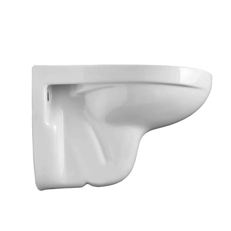 Bílé závěsné WC SIKO S-Line Pro bez splachovacího okruhu s vodorovným odpadem.