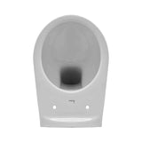 Bílé závěsné WC SIKO S-Line Pro bez splachovacího okruhu s vodorovným odpadem.