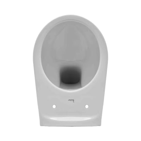Bílé závěsné WC SIKO S-Line Pro bez splachovacího okruhu s vodorovným odpadem.