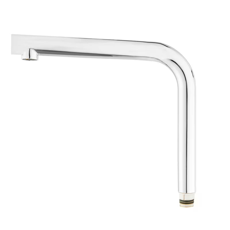 Lesklé chromové raménko S-line Pro jako elegantní doplněk do moderní koupelny.