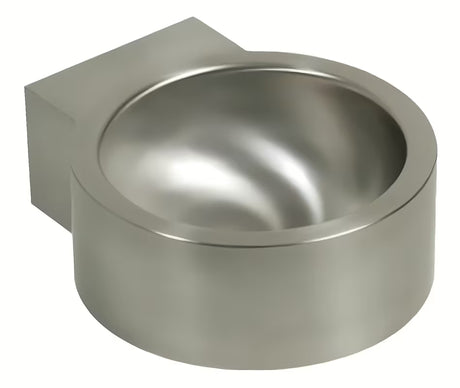 Závěsné nerezové umyvadlo Sanela Supersteel 38x45 cm bez přepadu