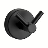 Černý dvojháček Sanela do koupelny s možností montáže lepením nebo vrtáním.