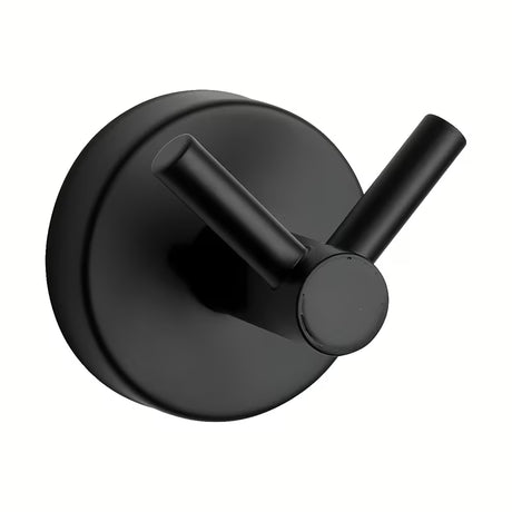 Černý dvojháček Sanela do koupelny s možností montáže lepením nebo vrtáním.