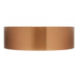 Kulaté umyvadlo na desku SAT Aurum 38 cm v broušené rose gold barvě s tenkými stěnami