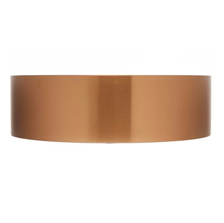 Kulaté umyvadlo na desku SAT Aurum 38 cm v broušené rose gold barvě s tenkými stěnami