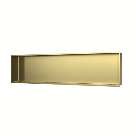 Zlatý koupelnový výklenek SAT Aurum z nerezové oceli 304 s rámem okolo