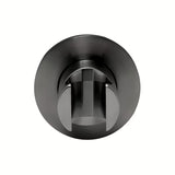 Pevný držák sprchy SAT Aurum s kulatým designem v provedení broušený gun metal.