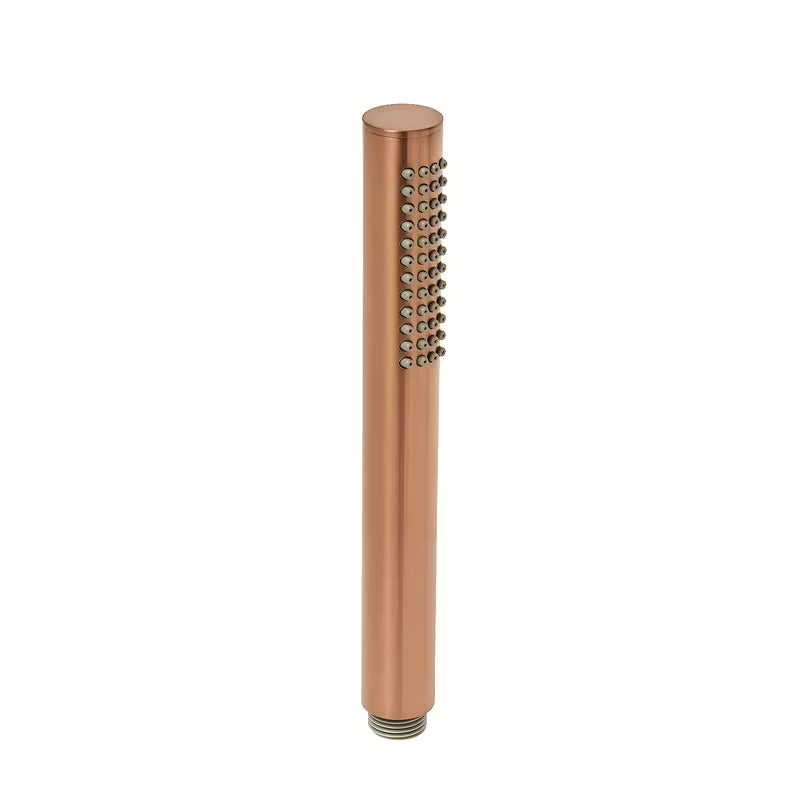 Ruční sprcha SAT Aurum v provedení rose gold brushed s kulatým designem a ergonomickou rukojetí.