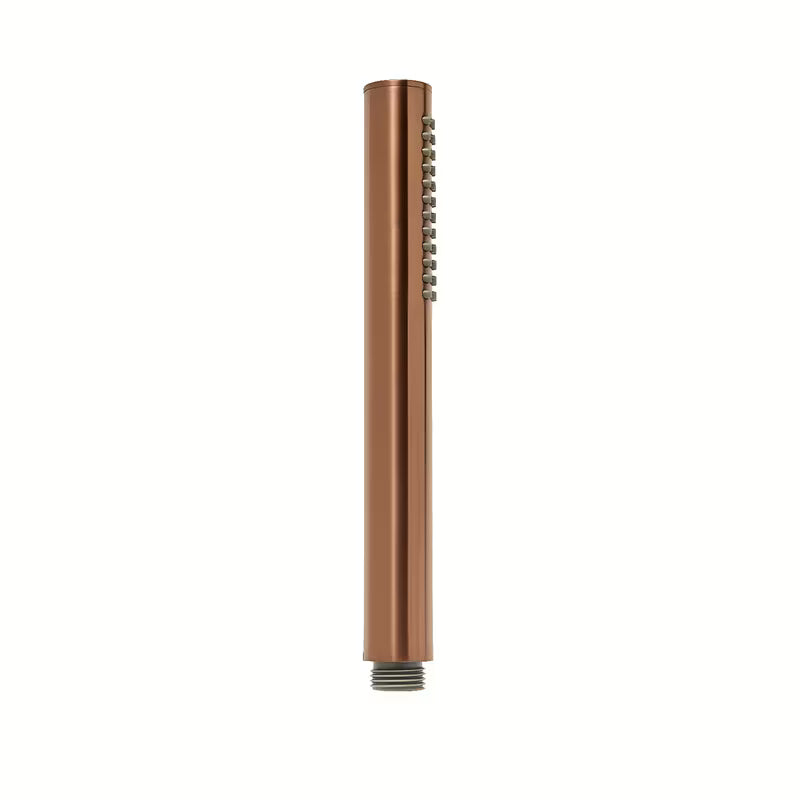 Ruční sprcha SAT Aurum v provedení rose gold brushed s kulatým designem a ergonomickou rukojetí.