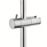 Sprchový systém SAT Aurum s termostatickou baterií v provedení broušený gun metal s hlavovou a ruční sprchou.