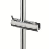 Sprchový systém SAT Aurum s termostatickou baterií v provedení broušený gun metal s hlavovou a ruční sprchou.