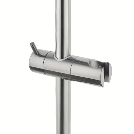 Sprchový systém SAT Aurum s termostatickou baterií v provedení broušený gun metal s hlavovou a ruční sprchou.
