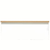 Závěsná koupelnová skříňka SAT B-Way 1 99x45x30 cm v bílém lesku s krycí deskou