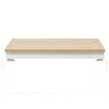 Závěsná koupelnová skříňka SAT B-Way 1 99x45x30 cm v bílém lesku s krycí deskou