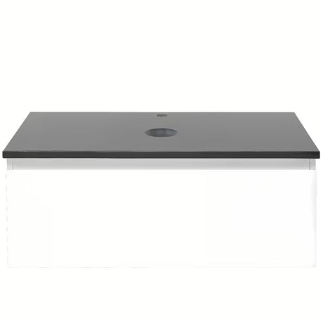 Závěsná koupelnová skříňka SAT B-Way 1 s krycí deskou v bílé barvě, 99x45x30 cm