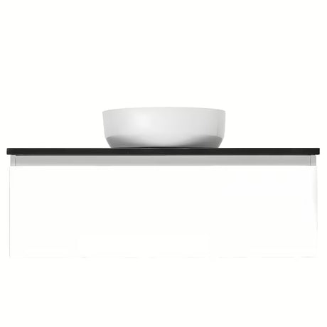 Závěsná koupelnová skříňka SAT B-Way 1 s krycí deskou v bílé barvě, 99x45x30 cm