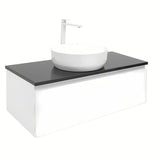 Bílá závěsná koupelnová skříňka SAT B-Way 1 s krycí deskou, 99x45x30 cm