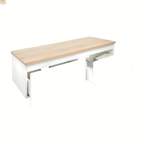 Závěsná koupelnová skříňka SAT B-Way 1 s krycí deskou v bílém lesku, 119x30x45 cm