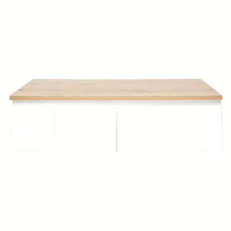 Závěsná koupelnová skříňka SAT B-Way 1 s krycí deskou v bílém lesku, 119x30x45 cm