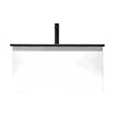 Závěsná koupelnová skříňka s umyvadlem SAT B-Way 1 v bílém lesku 59x45x30 cm