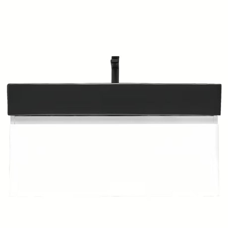 Závěsná koupelnová skříňka s keramickým umyvadlem SAT B-Way 1 v bílém lesku 79x45x30 cm.