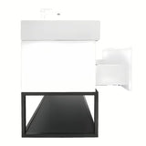 Závěsná skříňka SAT B-Way s dvojumyvadlem v bílém lesku 119x45x30 cm