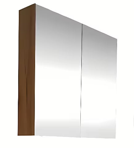 Závěsná zrcadlová galerka SAT B-Way 80x15x75 cm v dekoru ořech s matným povrchem