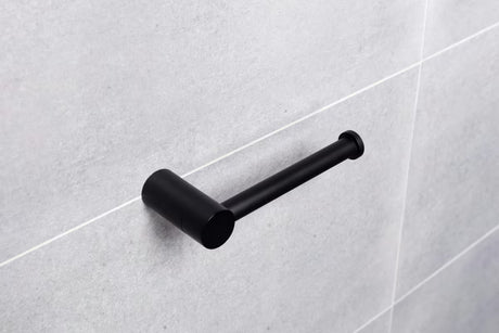 Černý nástěnný držák toaletního papíru SAT B-Way R s jednoduchým elegantním designem