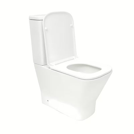 Bílé WC kombi SAT B-Way s vírovým splachováním, nádržkou a sedátkem se SoftClose