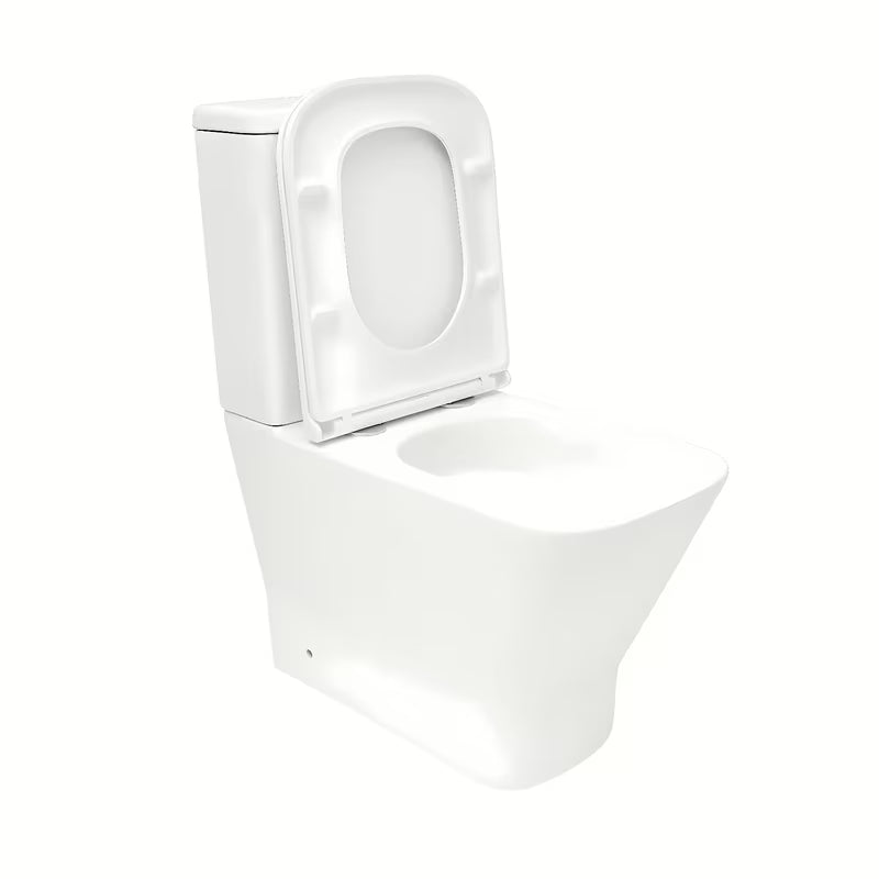 Bílé WC kombi SAT B-Way s vírovým splachováním, nádržkou a sedátkem se SoftClose